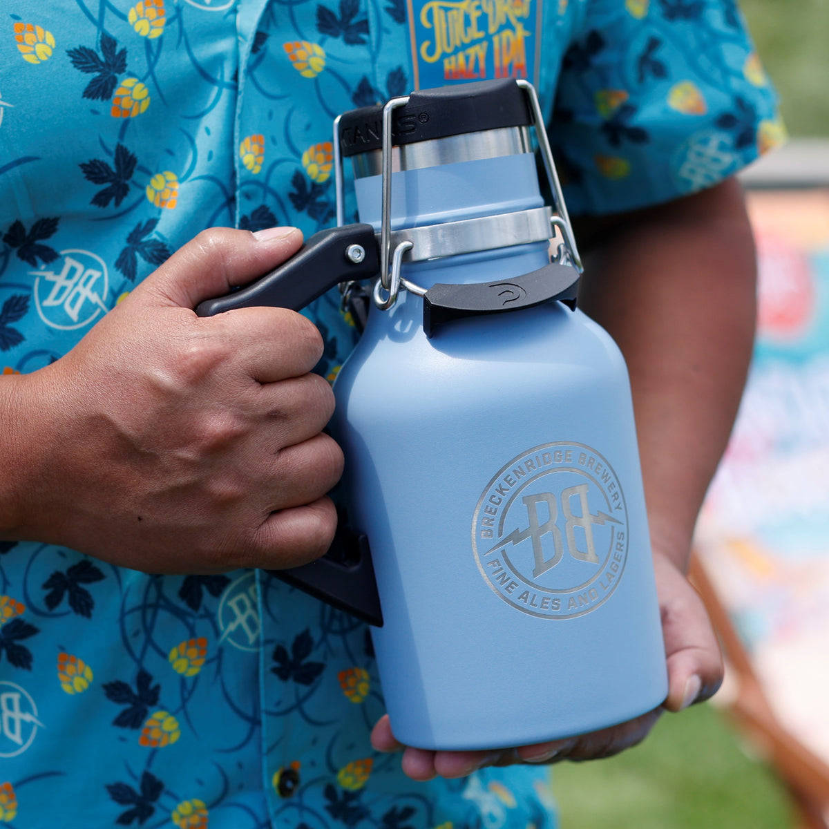 64 oz Growler - Premium - Blue – Highland Peak Co.