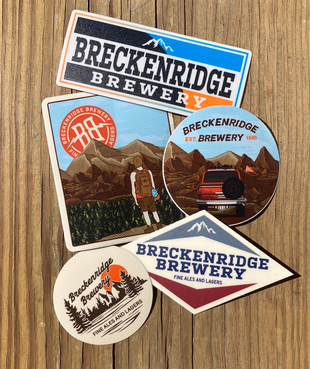 Sticker Packs 7 varieties available Breckenridge Brewery