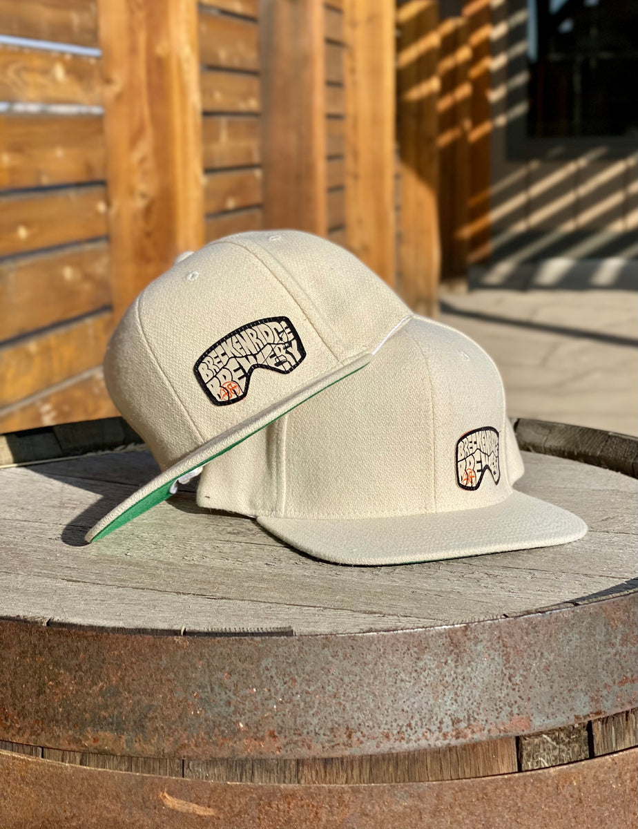 White Goggle Hat Breckenridge Brewery