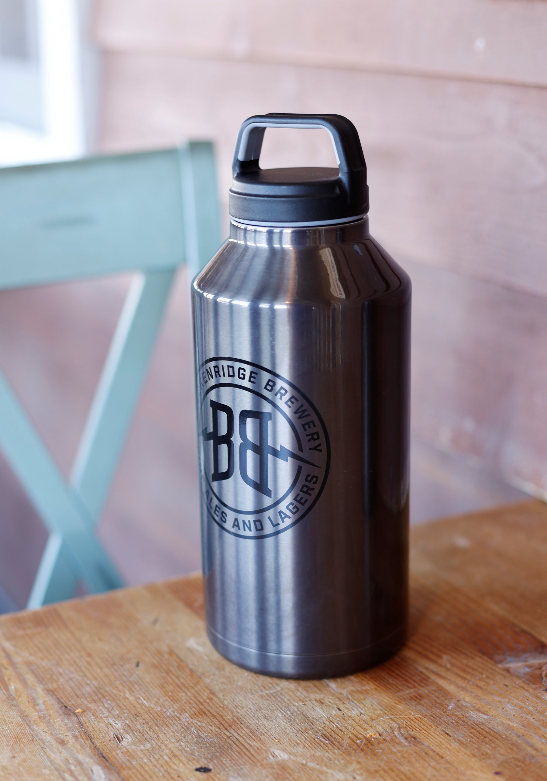 64oz Shine Growler - Gun Metal