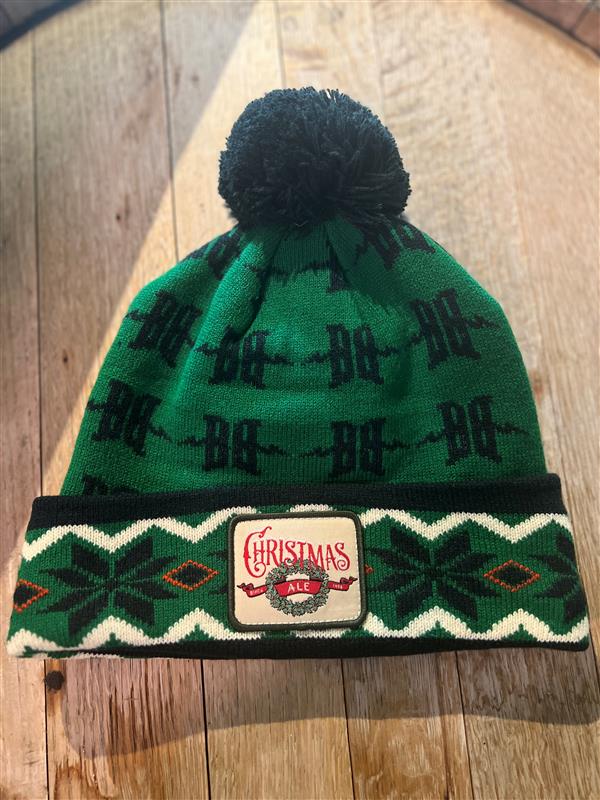 Load image into Gallery viewer, &quot;Brew&quot;ville Christmas Pom Beanie
