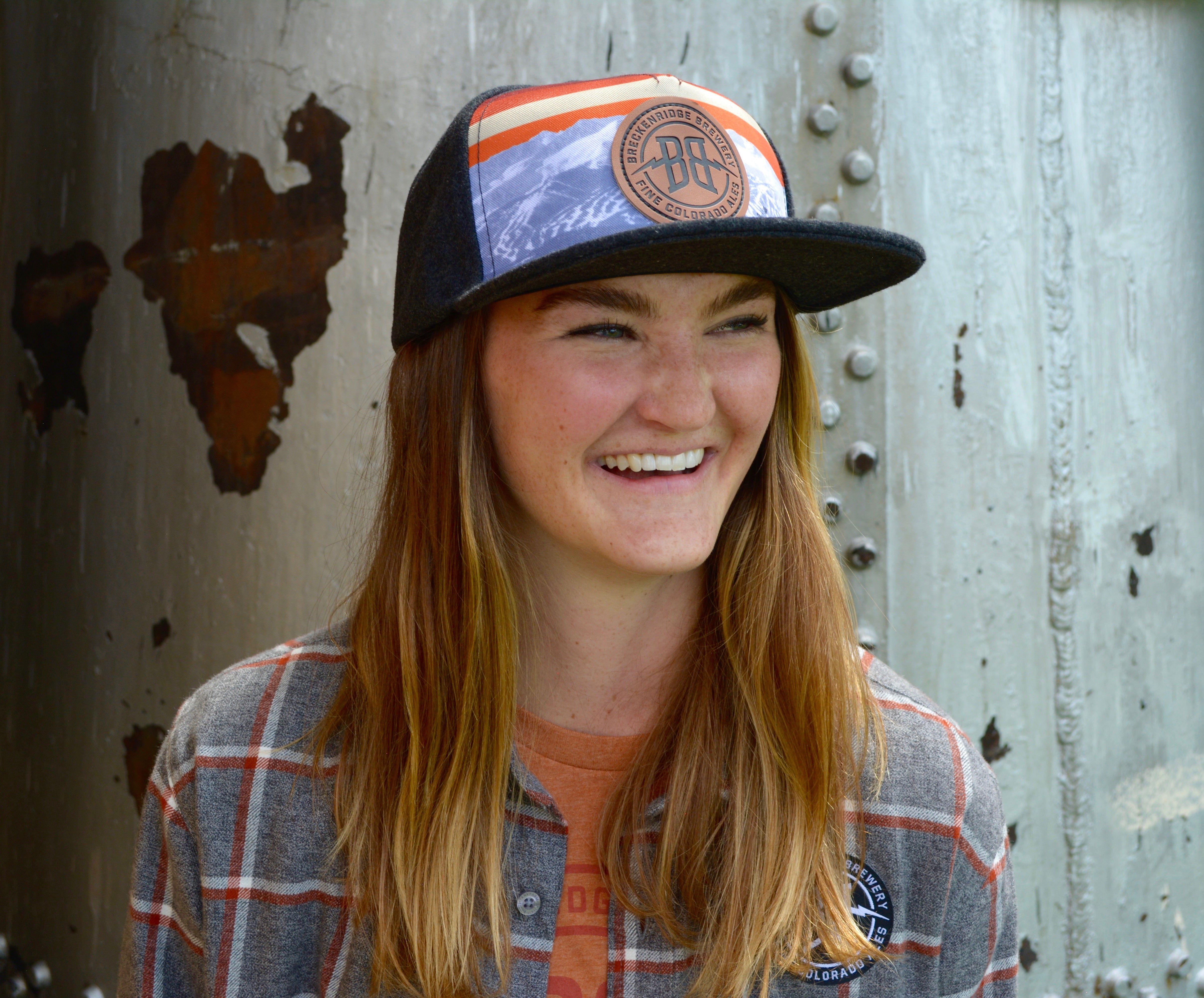 Load image into Gallery viewer, Mountain Leather Patch Trucker
