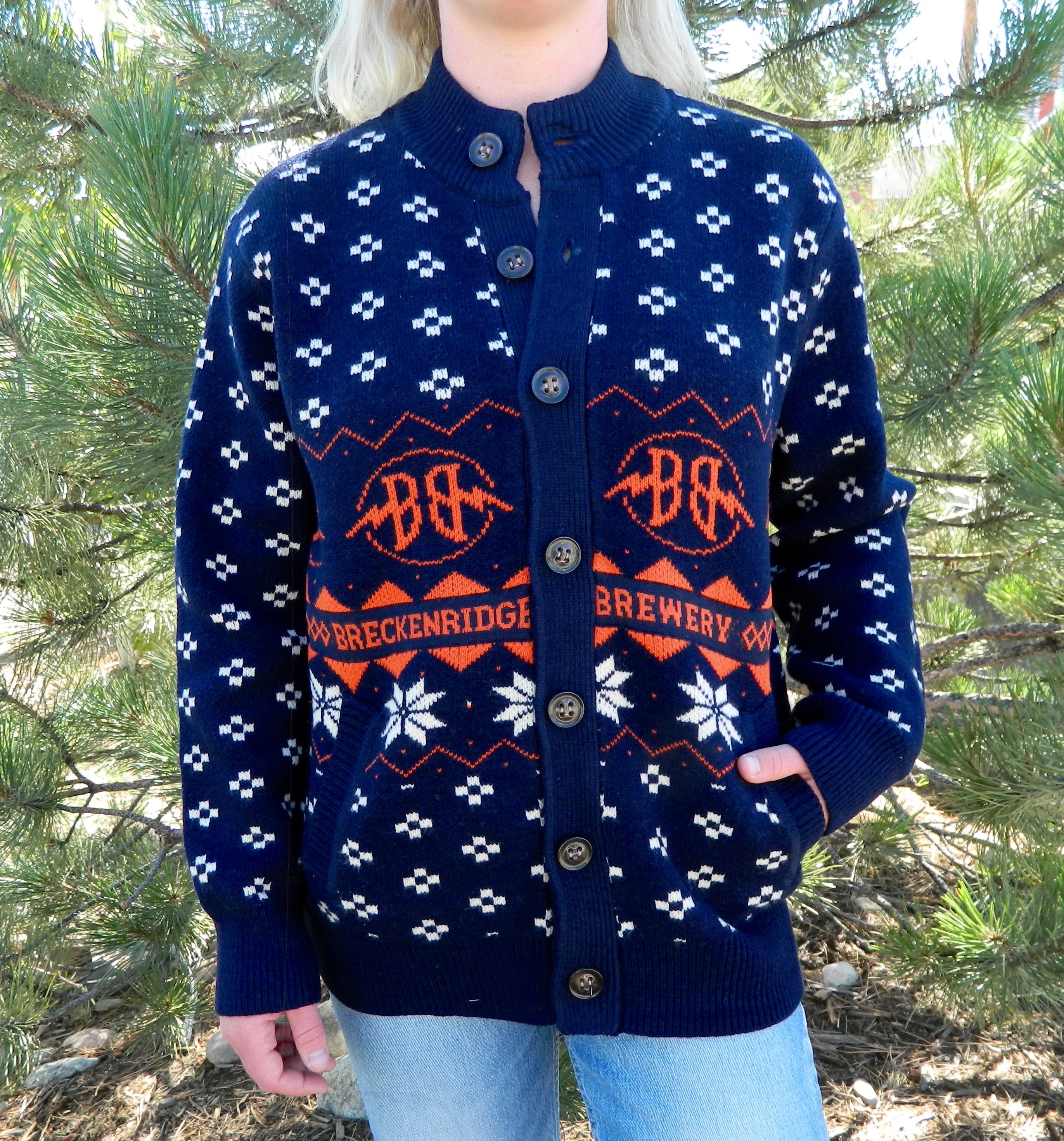 Load image into Gallery viewer, (I&#39;ll have a) Blue Christmas Cardigan
