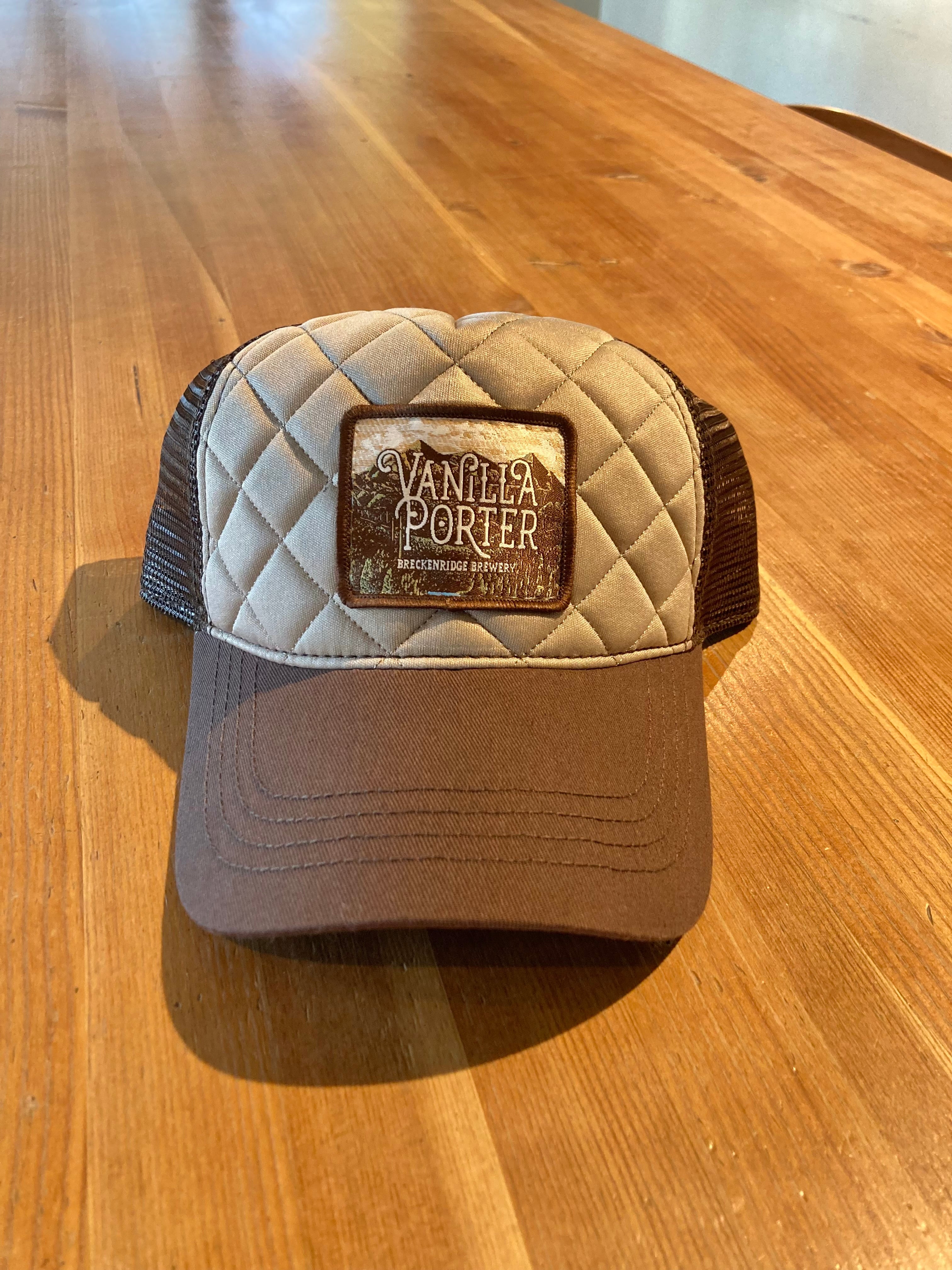 Load image into Gallery viewer, Quilted Vanilla Porter Trucker
